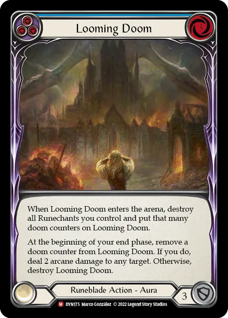 Looming Doom - DYN - Rainbow Foil