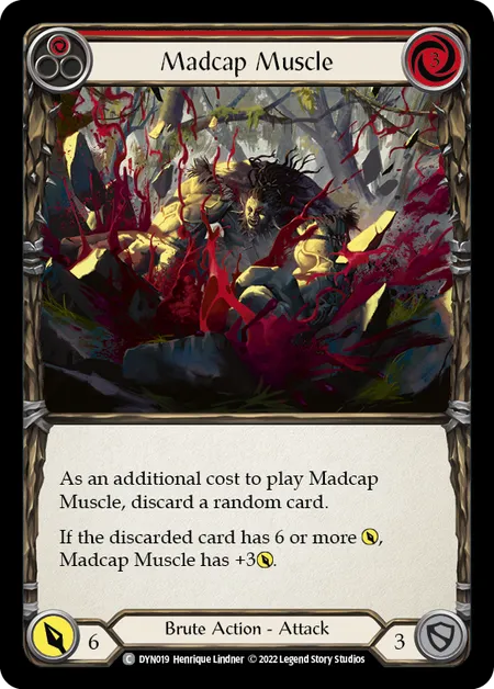 Madcap Muscle (Red) - DYN - Rainbow Foil