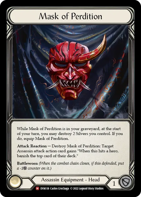 Mask of Perdition - DYN - Rainbow Foil