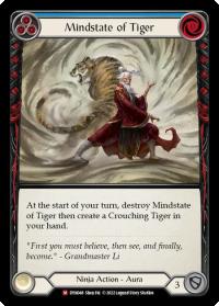 flesh and blood dynasty mindstate of tiger dyn rainbow foil