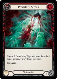 flesh and blood dynasty predatory streak red dyn