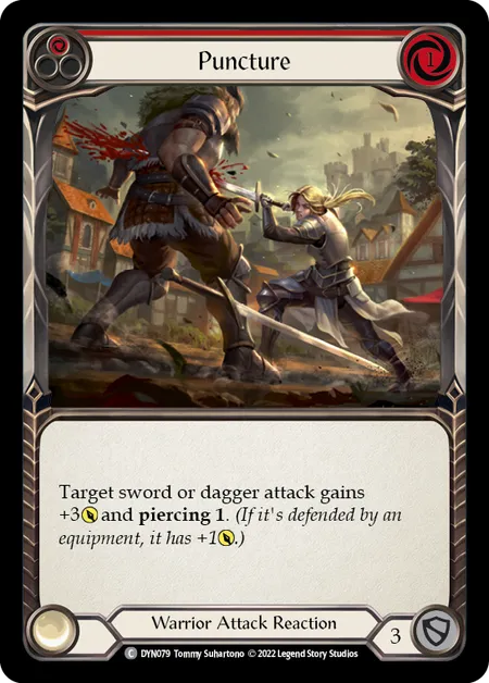 Puncture (Red) - DYN - Rainbow Foil