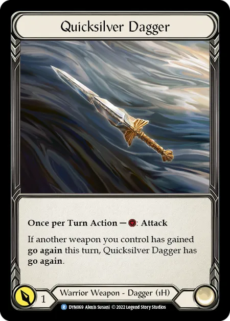 Quicksilver Dagger (DYN069) - DYN - Rainbow Foil