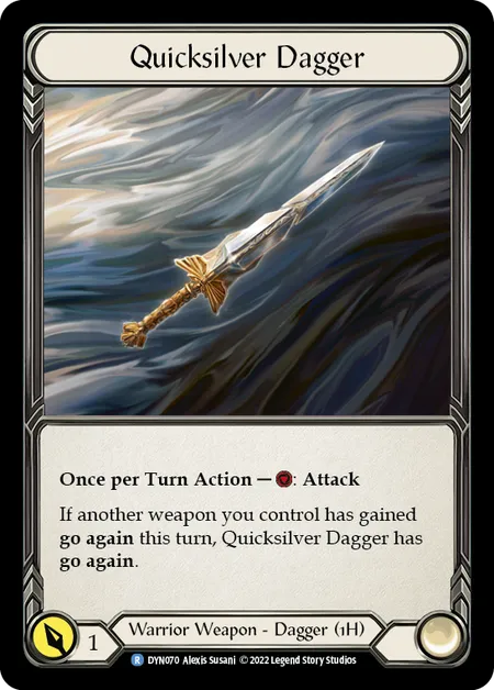 Quicksilver Dagger (DYN070) - DYN - Rainbow Foil