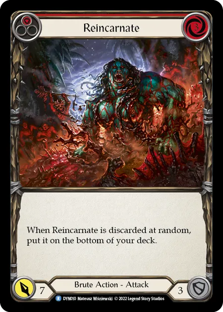 Reincarnate (Red) - DYN - Rainbow Foil