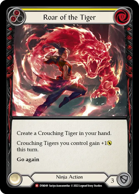 Roar of the Tiger - DYN - Rainbow Foil