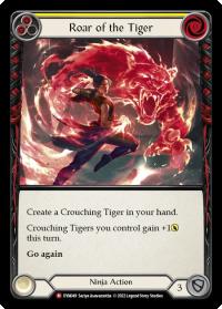 flesh and blood dynasty roar of the tiger dyn rainbow foil