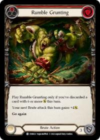 flesh and blood dynasty rumble grunting red dyn