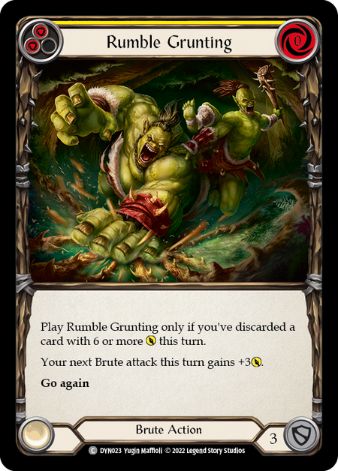 Rumble Grunting (Yellow) - DYN