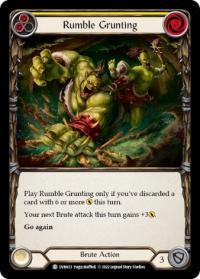 flesh and blood dynasty rumble grunting yellow dyn