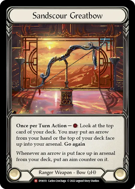 Sandscour Greatbow - DYN - Rainbow Foil