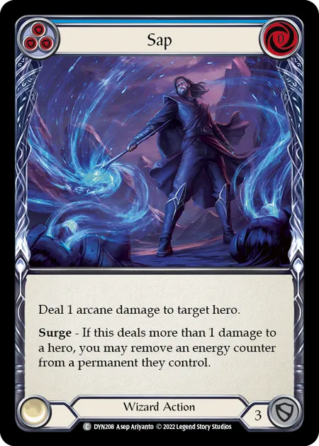 Sap (Blue) - DYN - Rainbow Foil