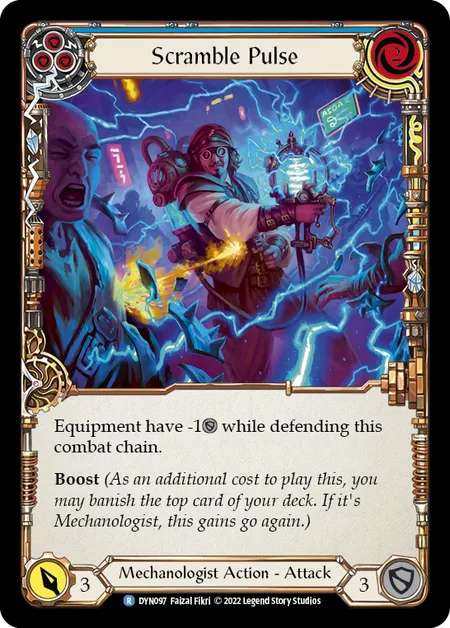 Scramble Pulse (Blue) - DYN - Rainbow Foil