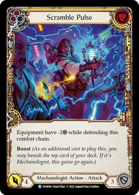 Scramble Pulse (Yellow) - DYN - Rainbow Foil