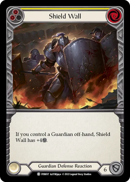 Shield Wall (Yellow) - DYN - Rainbow Foil