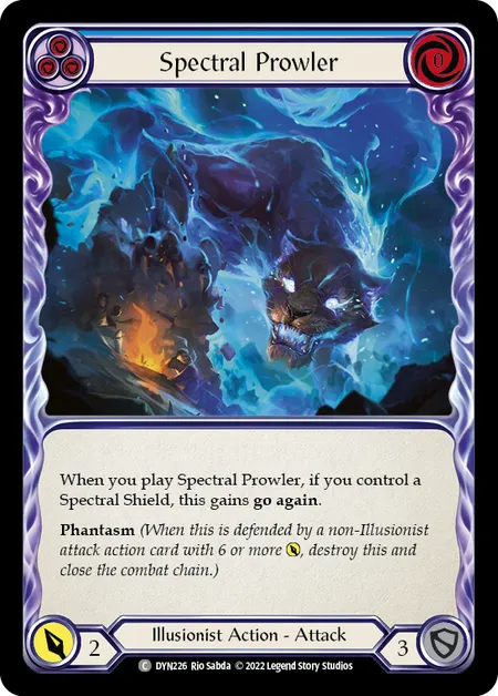 Spectral Prowler (Blue) - DYN - Rainbow Foil