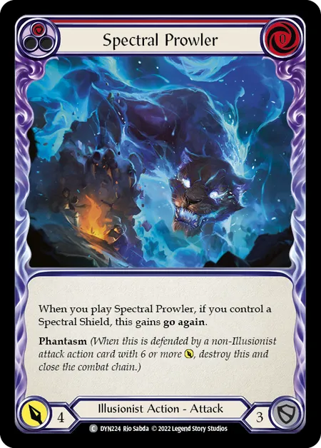 Spectral Prowler (Red) - DYN - Rainbow Foil