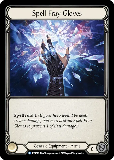 Spell Fray Gloves - DYN - Rainbow Foil