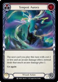 flesh and blood dynasty tempest aurora red dyn rainbow foil