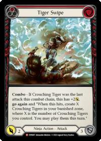 flesh and blood dynasty tiger swipe dyn rainbow foil