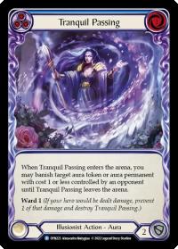 flesh and blood dynasty tranquil passing blue dyn rainbow foil