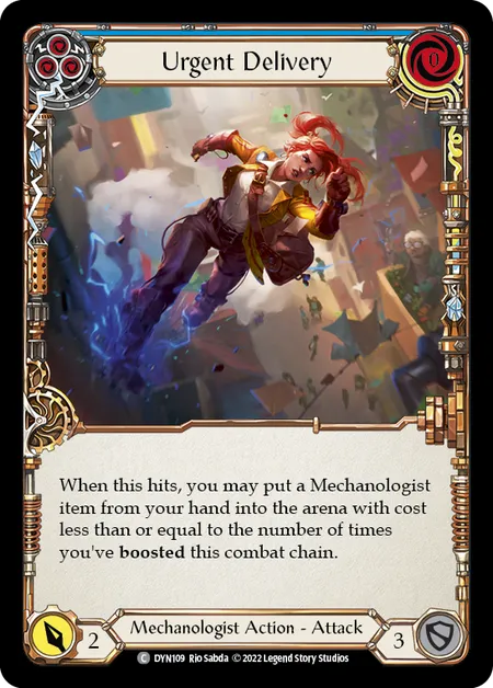 Urgent Delivery (Blue) - DYN - Rainbow Foil