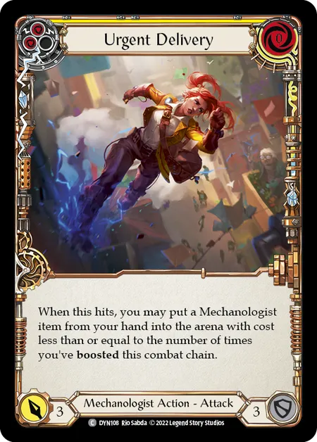 Urgent Delivery (Yellow) - DYN - Rainbow Foil