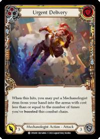 flesh and blood dynasty urgent delivery yellow dyn rainbow foil