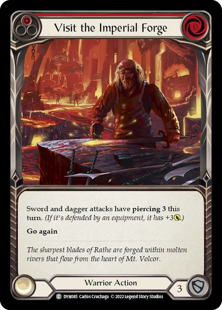 Visit the Imperial Forge (Red) - DYN - Rainbow Foil