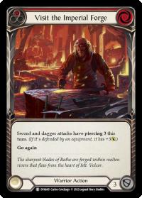flesh and blood dynasty visit the imperial forge red dyn rainbow foil