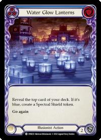 flesh and blood dynasty water glow lanterns blue dyn rainbow foil