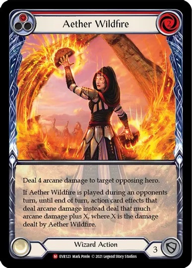Aether Wildfire (Extended Art) - 1st edition EVR