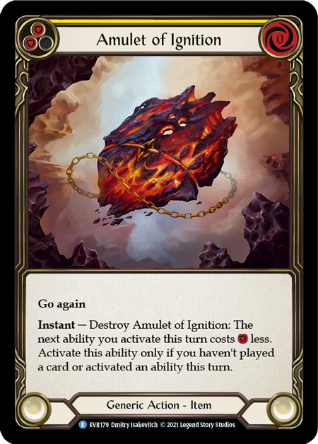 Amulet of Ignition - 1st edition EVR