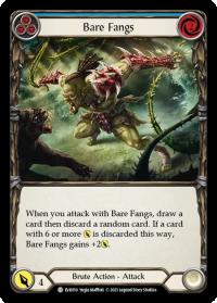 flesh and blood everfest bare fangs blue 1st edition evr rainbow foil
