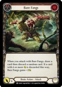 flesh and blood everfest bare fangs red 1st edition evr rainbow foil