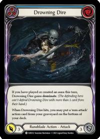 flesh and blood everfest drowning dire blue 1st edition evr rainbow foil