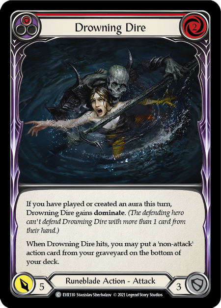 Drowning Dire (Red) - 1st edition EVR