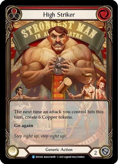 High Striker (Red) (Extended Art) - 1st edition EVR