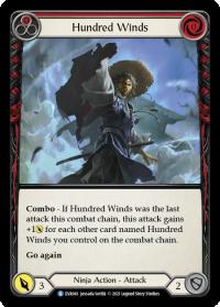 flesh and blood everfest hundred winds red 1st edition evr rainbow foil