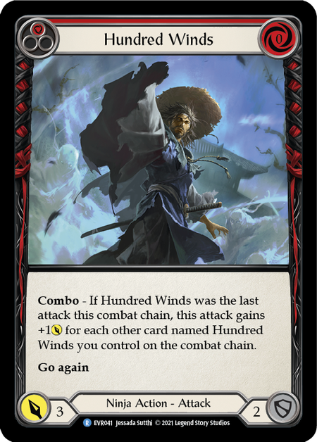 Hundred Winds (Red) - 1st edition EVR