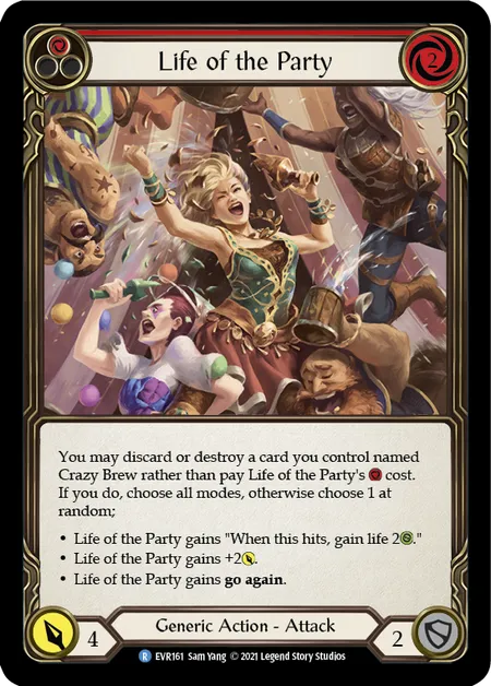 Life of the Party (Red) - 1st edition EVR Rainbow Foil