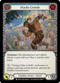 flesh and blood everfest macho grande blue 1st edition evr rainbow foil