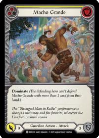 flesh and blood everfest macho grande yellow 1st edition evr rainbow foil