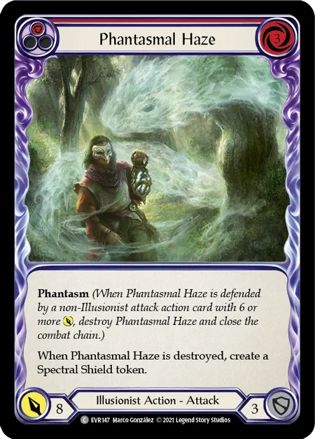 Phantasmal Haze (Red) - 1st edition EVR Rainbow Foil