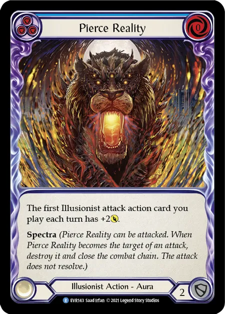 Pierce Reality - 1st edition EVR Rainbow Foil