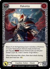 flesh and blood everfest pulverize 1st edition evr rainbow foil