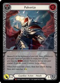 flesh and blood everfest pulverize extended art 1st edition evr rainbow foil