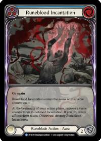 flesh and blood everfest runeblood incantation blue extended art 1st edition evr rainbow foil