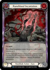 flesh and blood everfest runeblood incantation blue extended art 1st edition evr