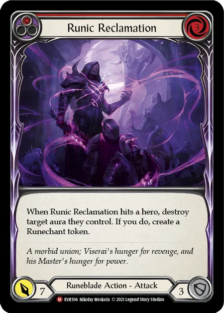 Runic Reclamation - 1st edition EVR Rainbow Foil